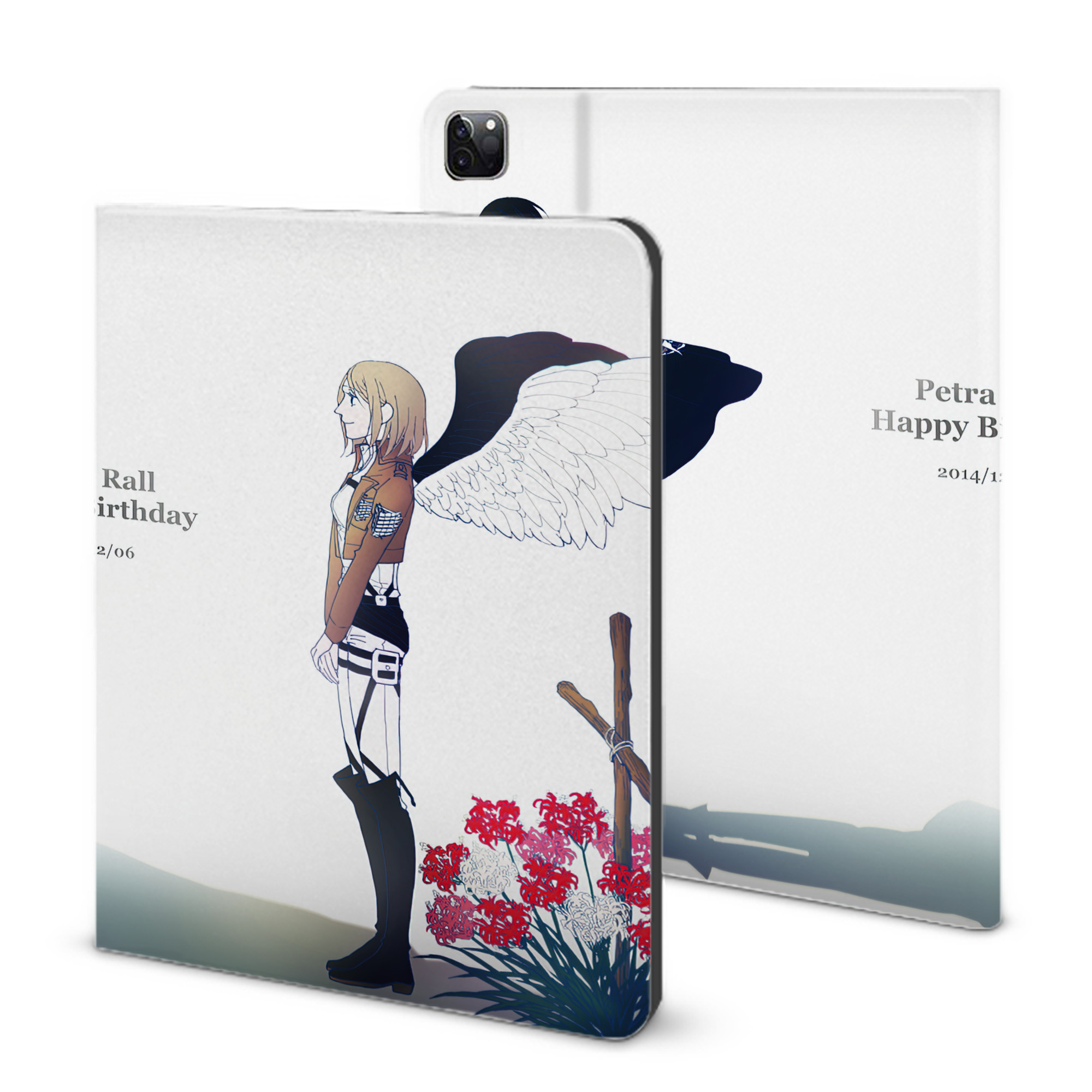 （画像用） 進撃の巨人 Attack on Titan IPad ケース ブック型 PUレザー TPU 耐衝撃 軽量 薄型 ペン収納なし 全面保護 IPad 各モデル対応